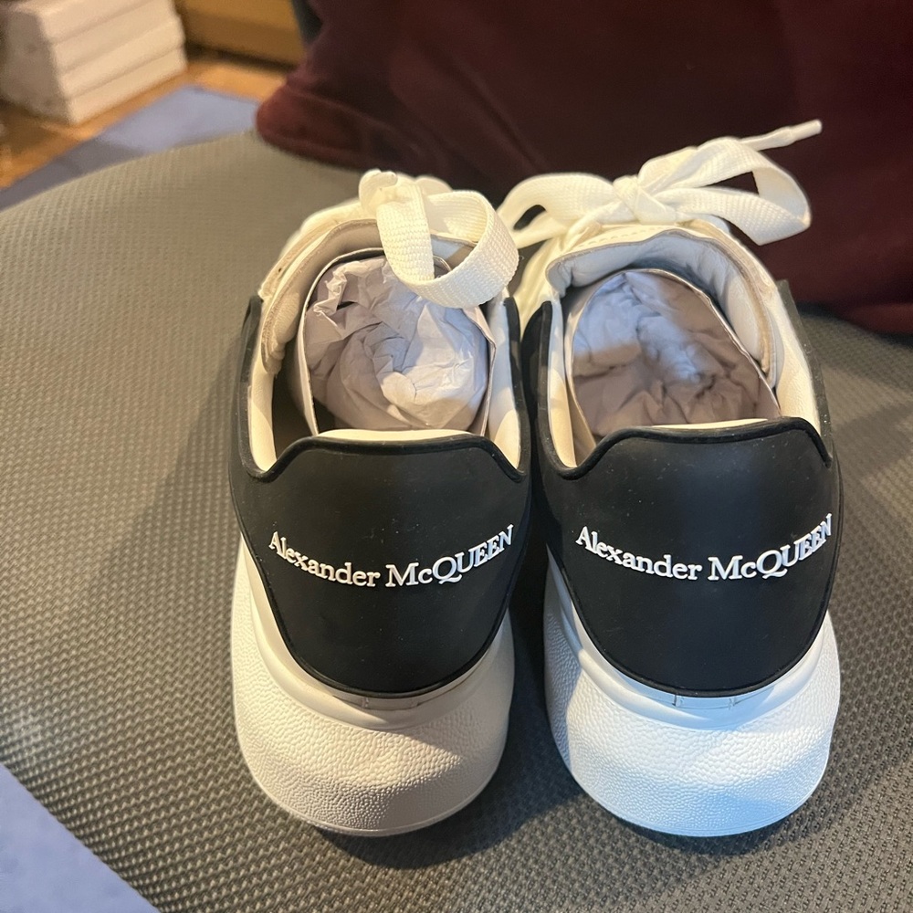 Alexander McQueen Black and White Sneakers
